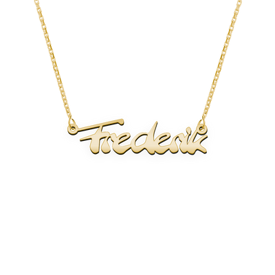 Namenskette Schriftart "Frederik"