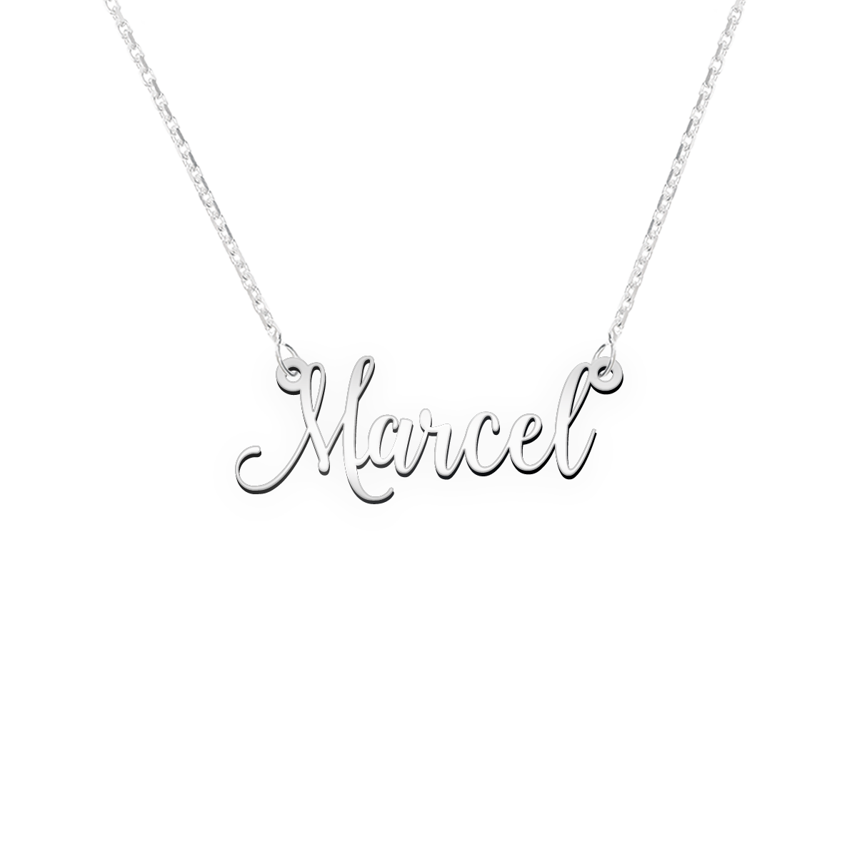 Namenskette Schriftart "Marcel"