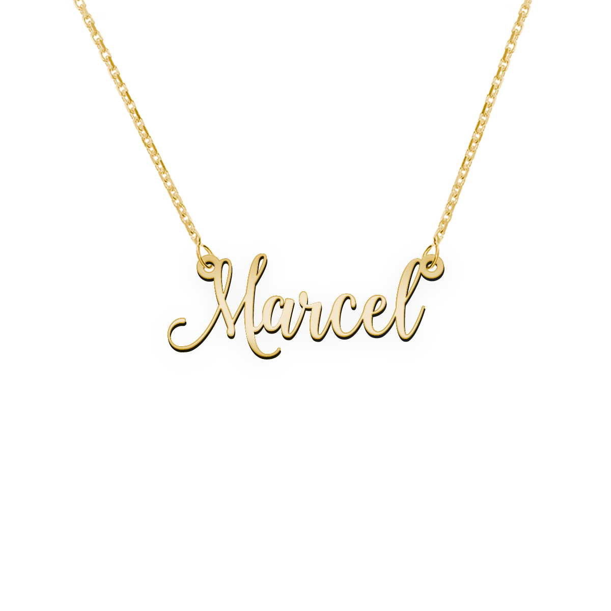 Namenskette Schriftart "Marcel"
