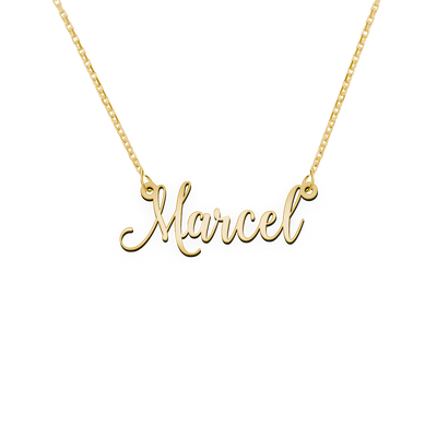 Namenskette Schriftart "Marcel"
