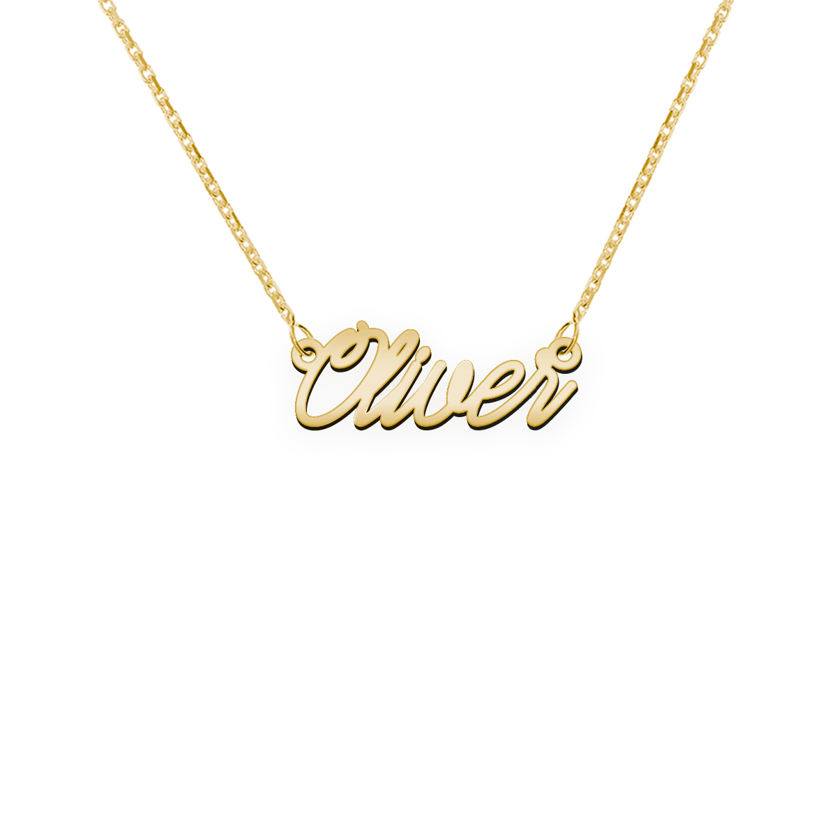 Namenskette Schriftart "Oliver"