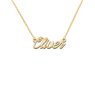 Namenskette Schriftart "Oliver"