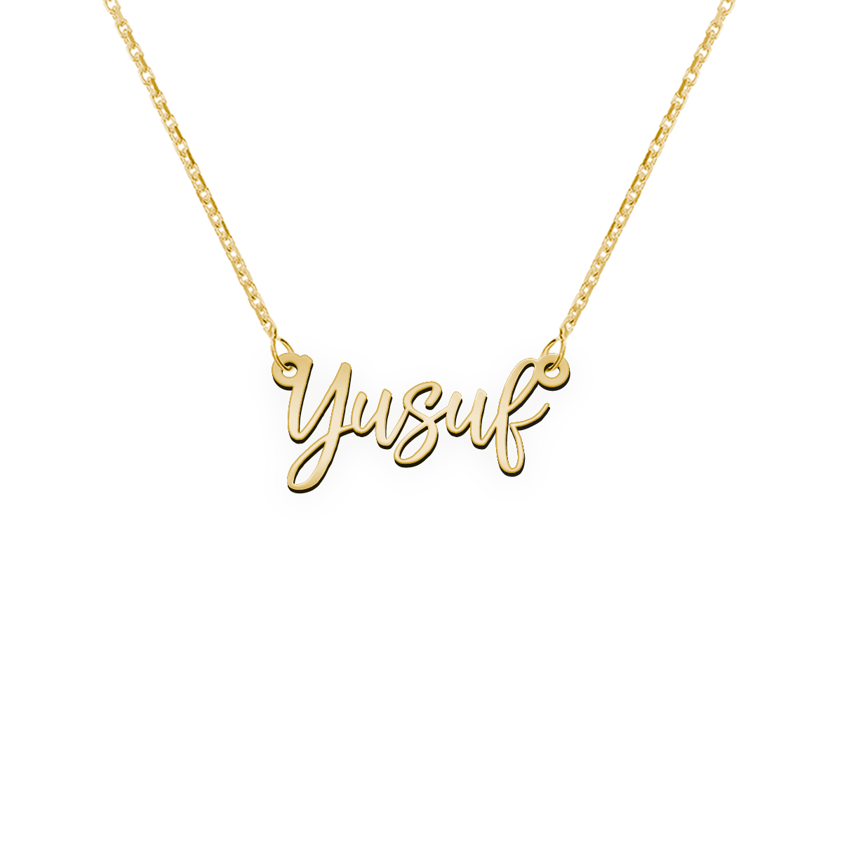 Namenskette Schriftart "Yusuf"