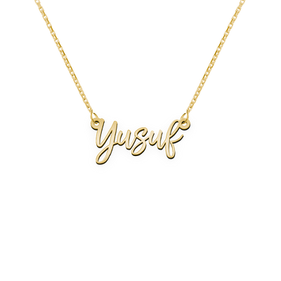 Namenskette Schriftart "Yusuf"