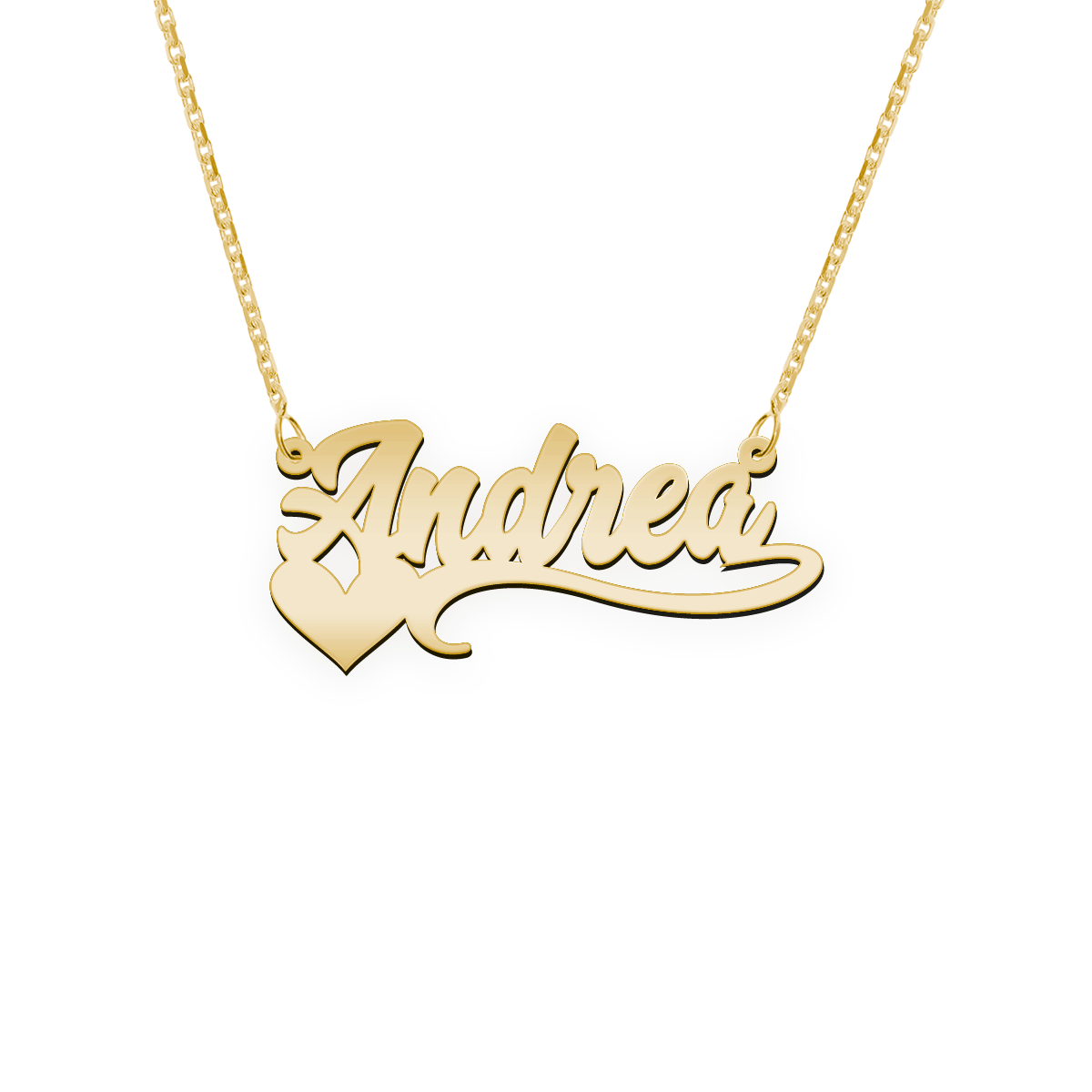Namenskette Schriftart "Andrea"