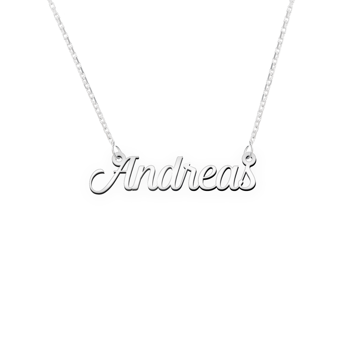 Namenskette Schriftart "Andreas"
