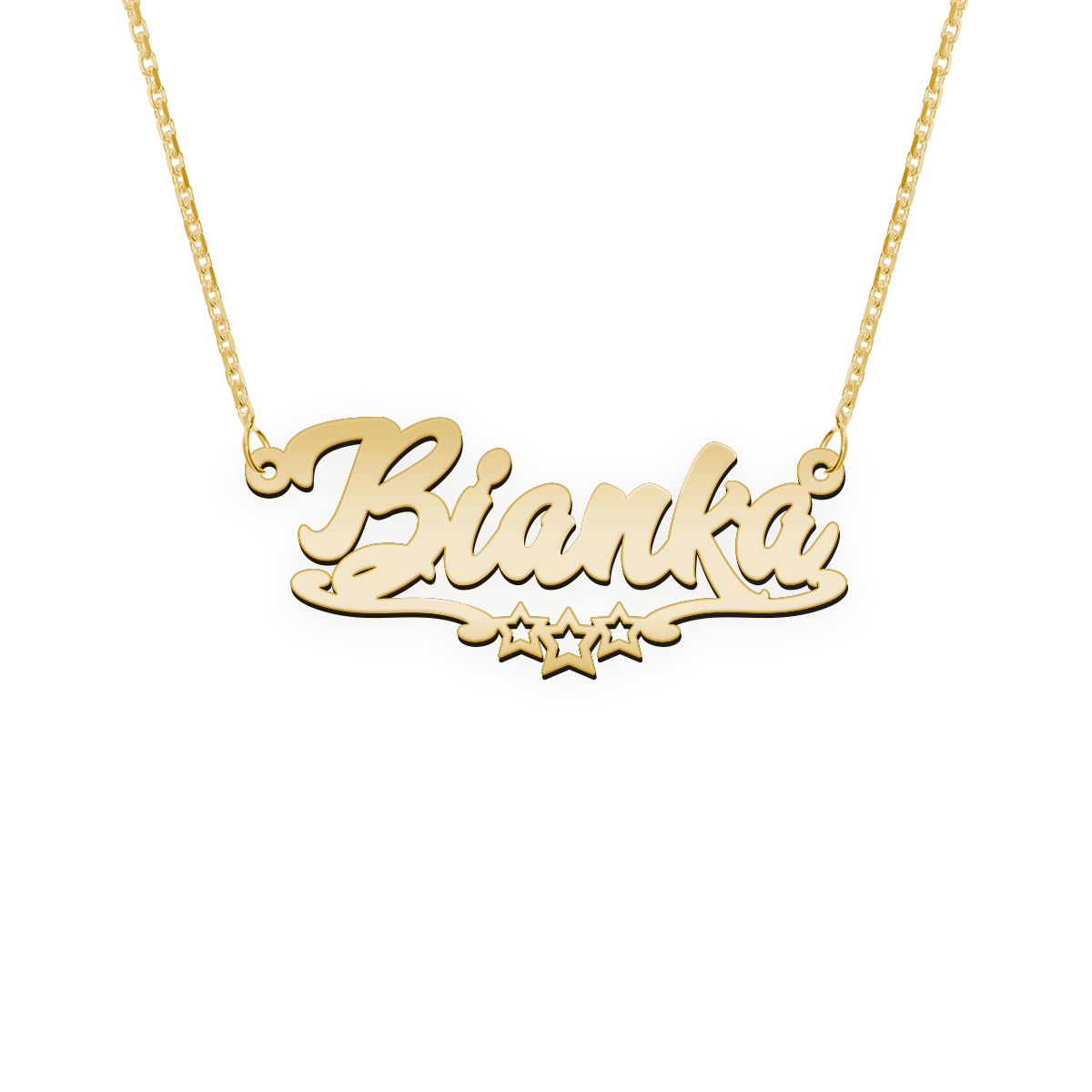 Namenskette Schriftart "Bianka"