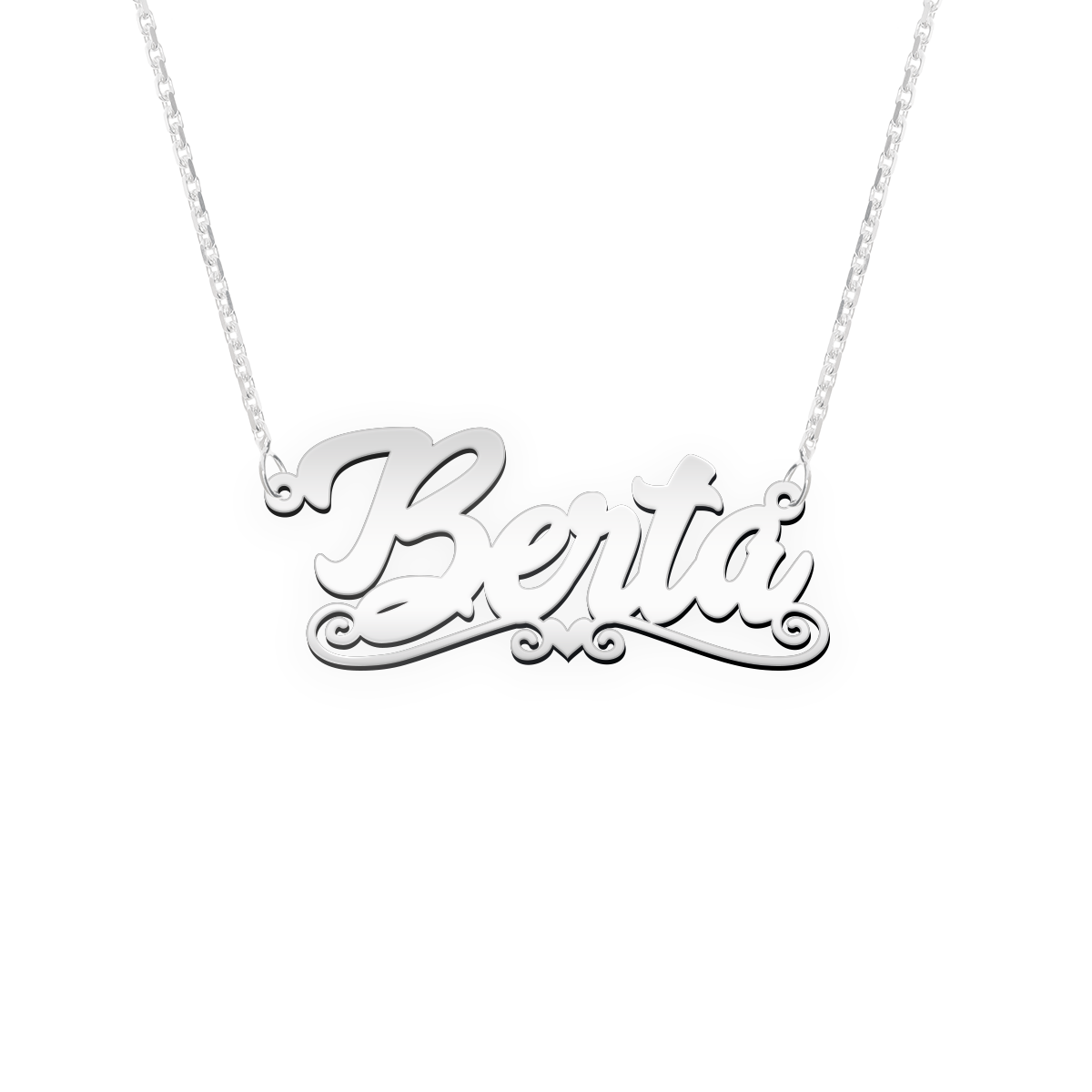 Namenskette Schriftart "Berta"