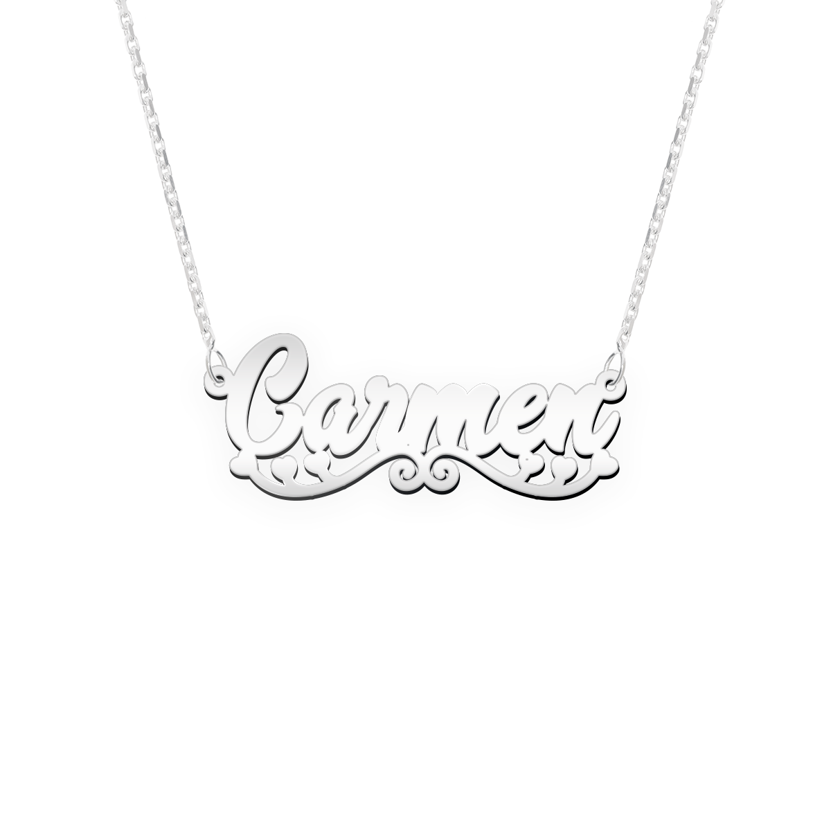 Namenskette Schriftart "Carmen"