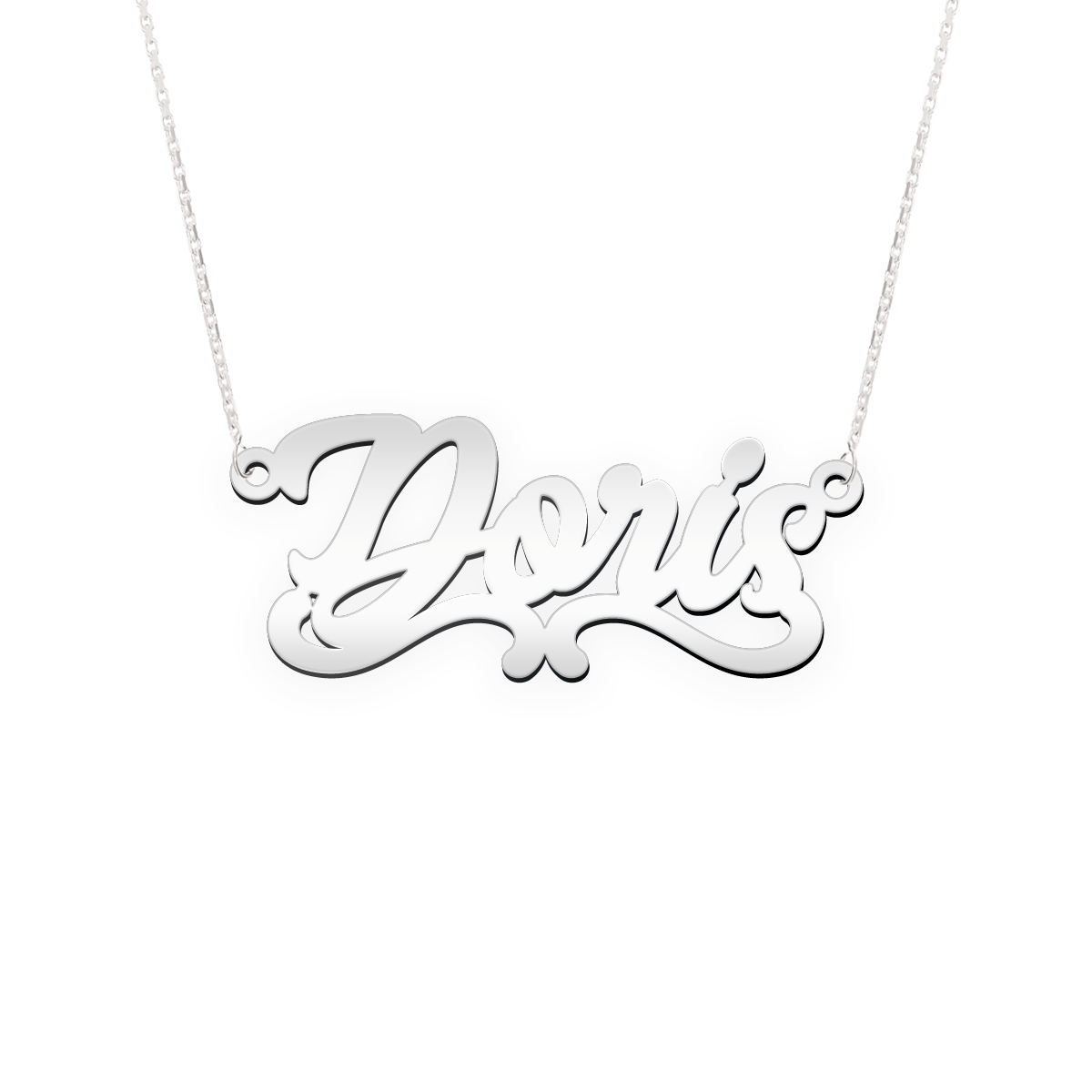 Namenskette Schriftart "Doris"