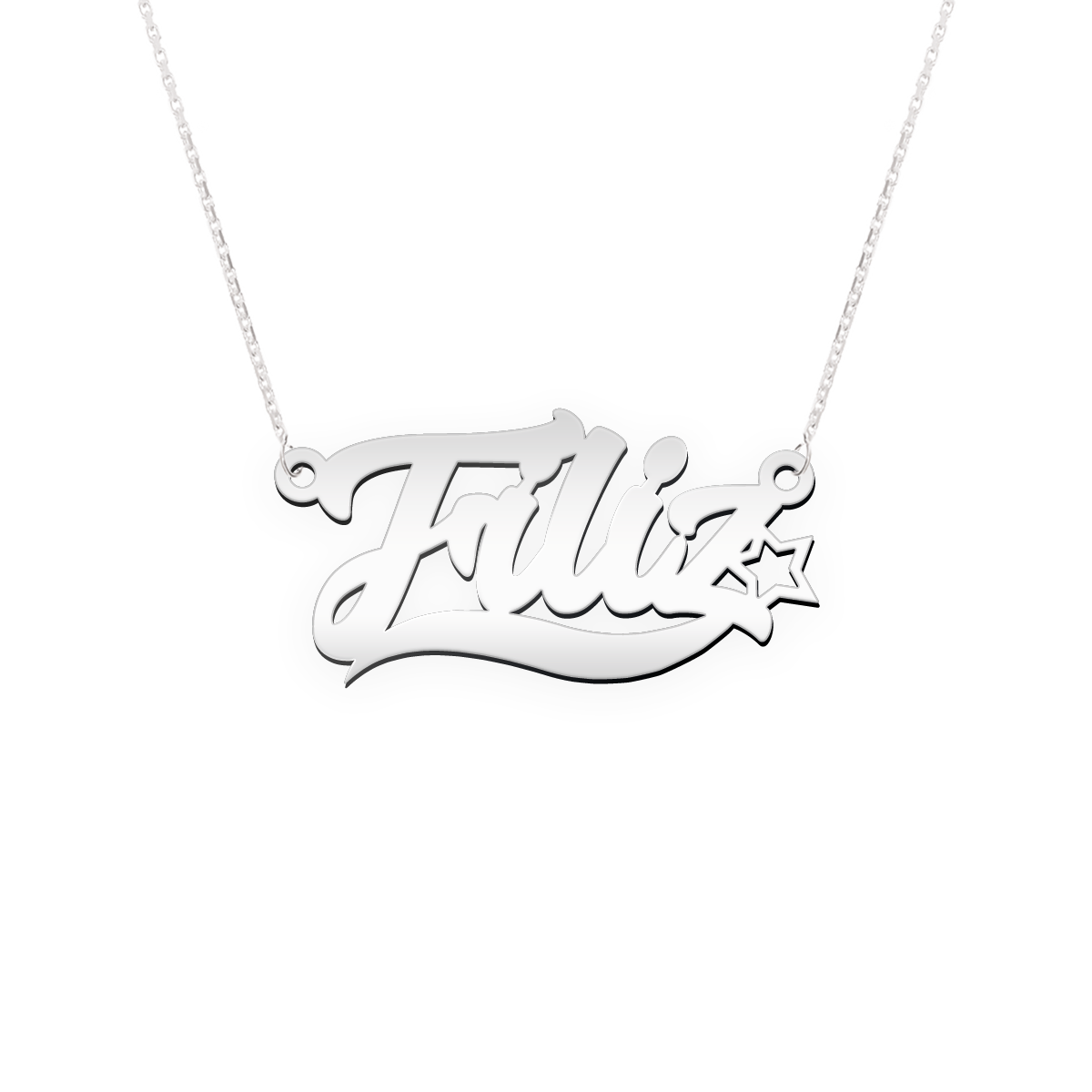 Namenskette Schriftart "Filiz"