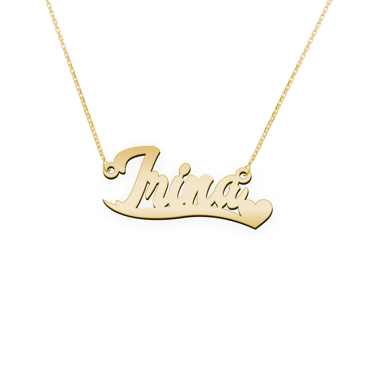 Namenskette Schriftart "Irina"