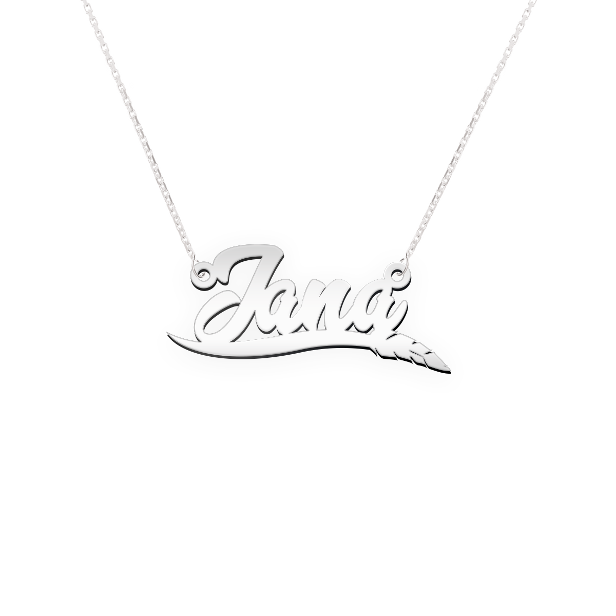 Namenskette Schriftart "Jana"