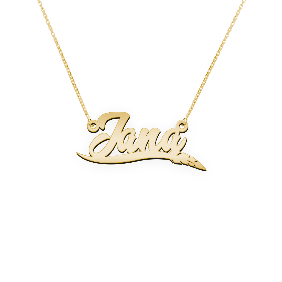 Namenskette Schriftart "Jana"