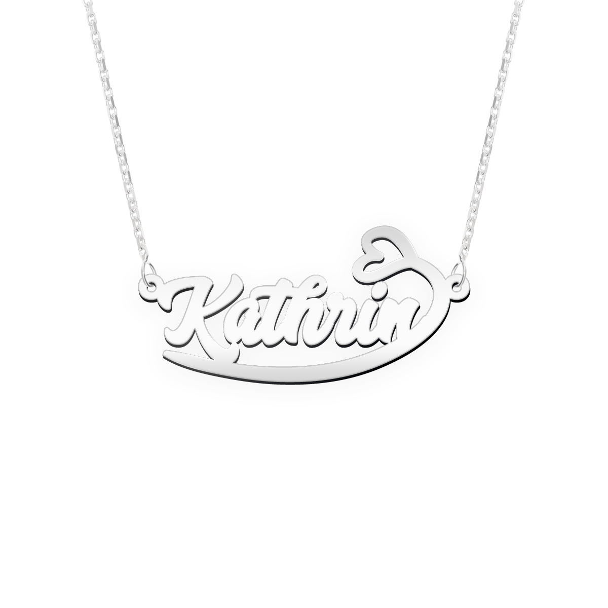 Namenskette Schriftart "Kathrin"