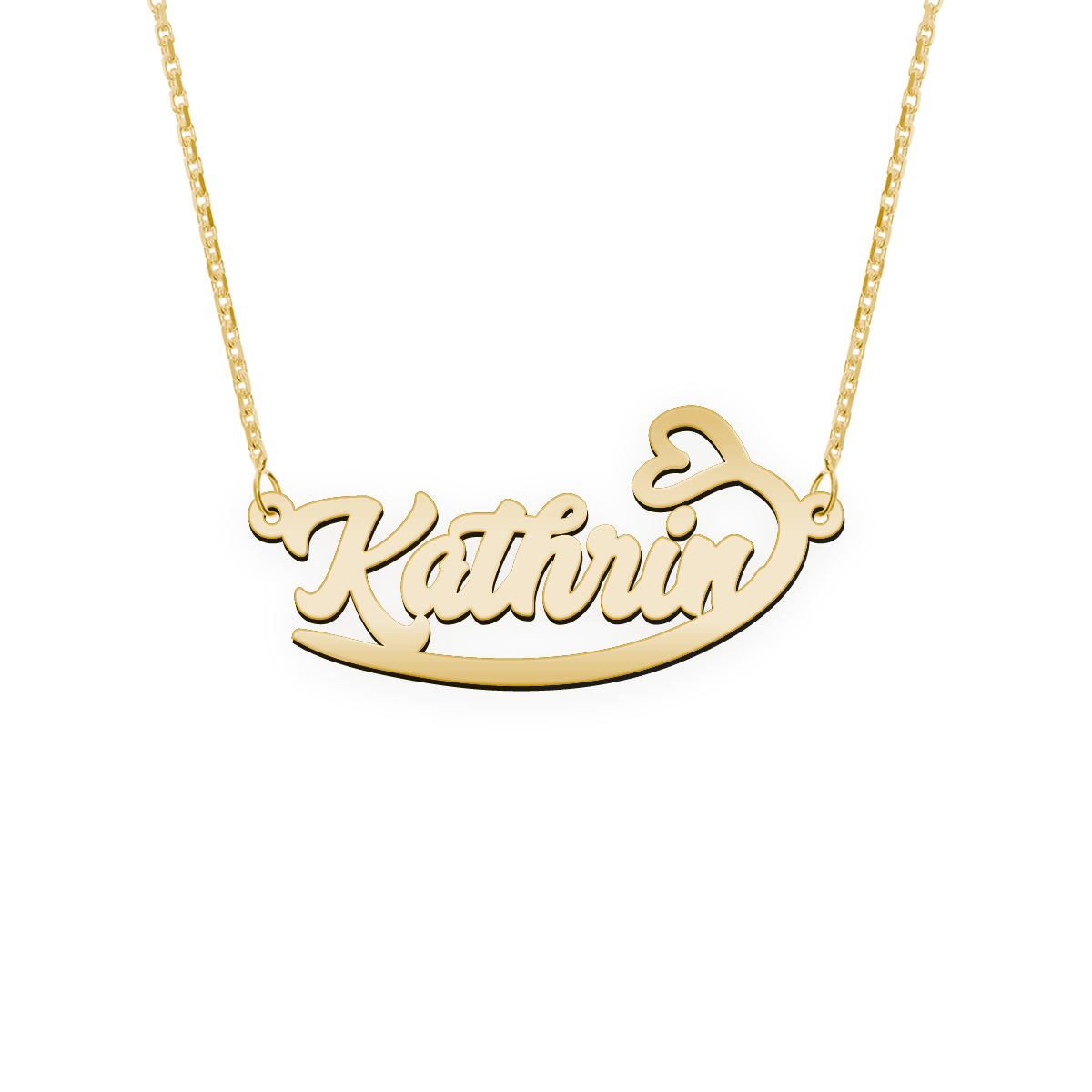 Namenskette Schriftart "Kathrin"
