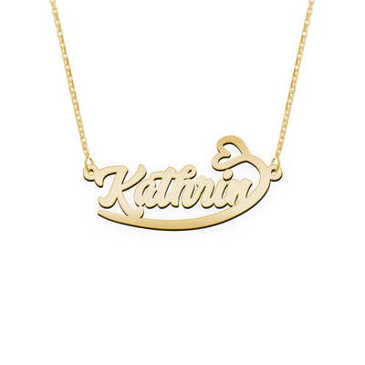 Namenskette Schriftart "Kathrin"