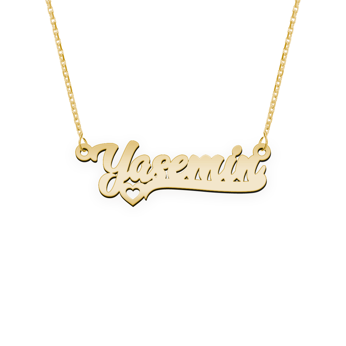 Namenskette Schriftart "Yasemin"