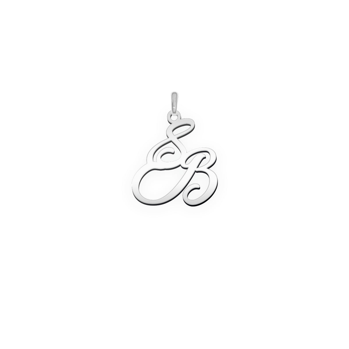 Monogramm Anhänger aus zwei Buchstaben  "S B"