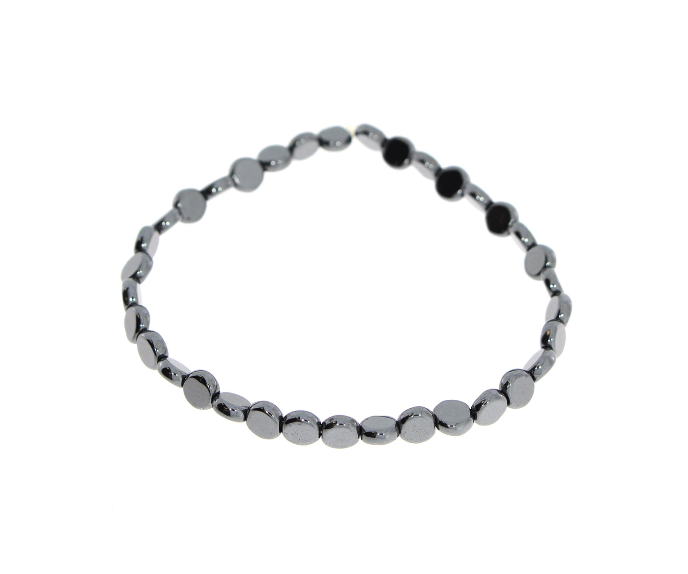 Herrenarmband mit Onyxstein Gummiband