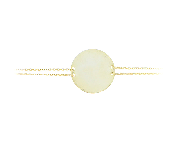 Damenarmband mit Gravur Gold