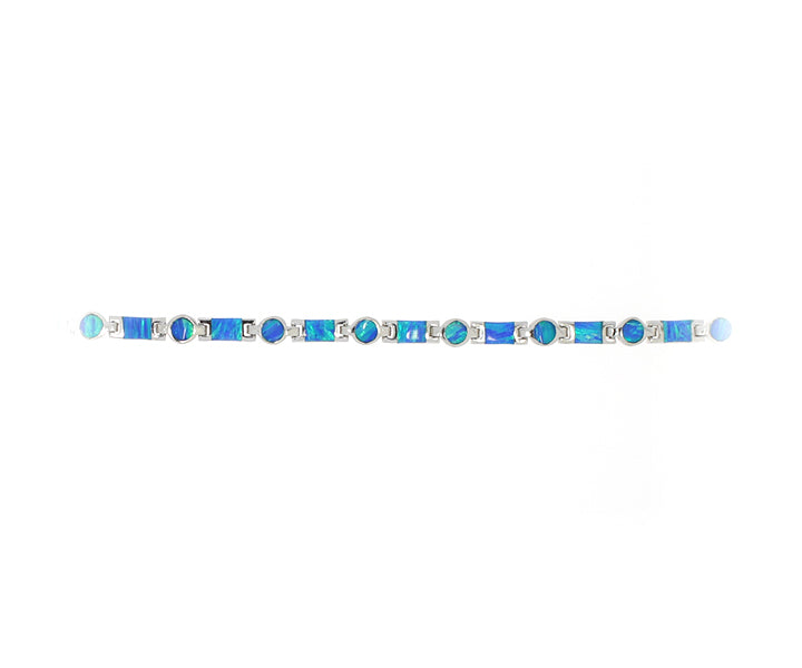Damenarmband mit Steinen Silber