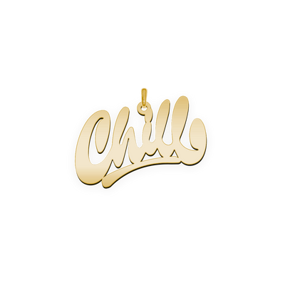 Namenskette Street Art "Chill"