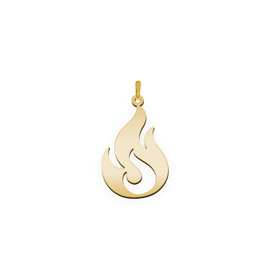 Namenskette Street Art "Flamme"